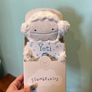 Slumberkins Yeti Snuggler with Book & Affirmation Card